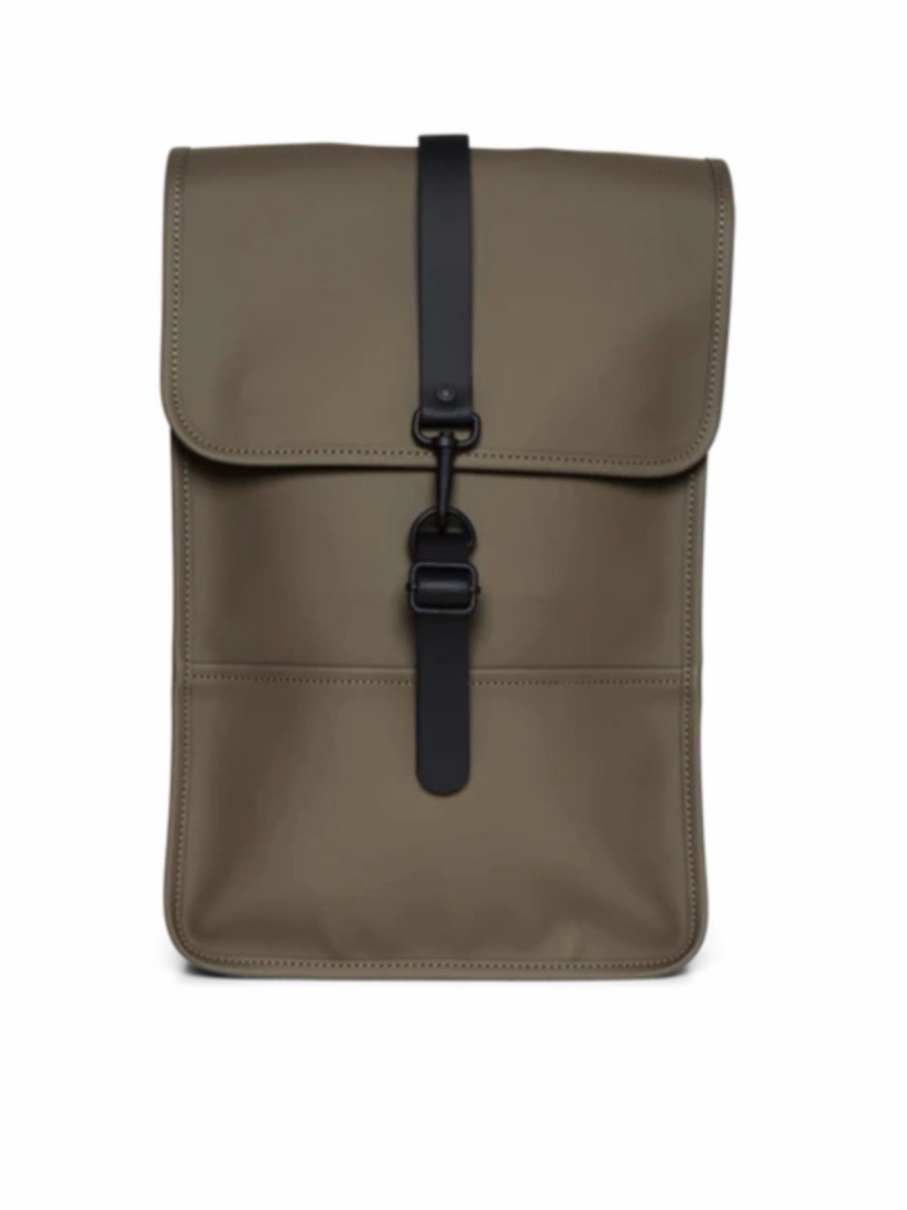 NWT RAINS Men's Olive Green Backpack with Black Strap